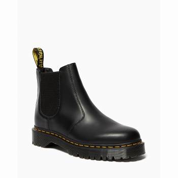 Dr Martens 2976 Bex Smooth Kožené - Cierne Chelsea Cizmy Panske, D061SK